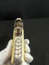 (SALE PENDING) WALTHER PPK/S – FACTORY SILVER PLATED FULL COVERAGE SCROLL ENGRAVING – INTERARMS ERA – EXTREMELY RARE – FACTORY CASE – COLLECTOR GRADE - 10 of 11