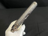 (SALE PENDING) WALTHER PPK/S – FACTORY SILVER PLATED FULL COVERAGE SCROLL ENGRAVING – INTERARMS ERA – EXTREMELY RARE – FACTORY CASE – COLLECTOR GRADE - 5 of 11