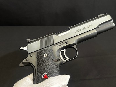 COLT DELTA GOLD CUP – 10MM – HIGH POLISH ROYAL BLUE – MATCHING NUMBERED BOX – FACTORY FIRED ONLY – CIRCA 1989–1990 – EXTREMELY RARE - Image 9 of 15