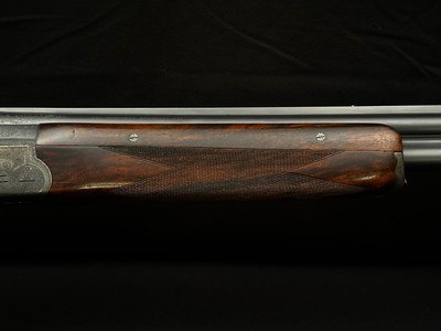 GREIFELT & SUHL NO. 1 – 20 GA – OVER/UNDER – FACTORY GAME SCENE ENGRAVING – PRE-WAR GERMAN SUHL GUILD GUN – EXHIBITION WALNUT – ROUND KNOB LONG TANG – - Image 20 of 23