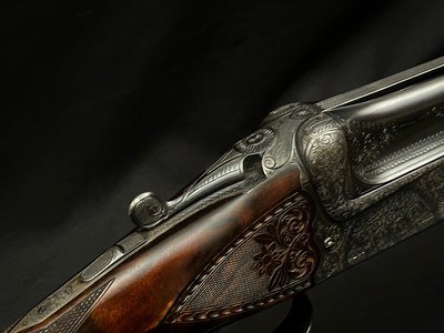 Pre-War Greifelt Boxlock Over/Under 16 Gauge – Highly Collectible Suhl Masterpiece | 26” Vent Rib Barrels | Exhibition Walnut | 6.88 Lbs - Image 7 of 25
