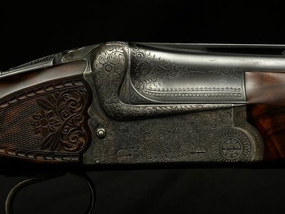 Pre-War Greifelt Boxlock Over/Under 16 Gauge – Highly Collectible Suhl Masterpiece | 26” Vent Rib Barrels | Exhibition Walnut | 6.88 Lbs - Image 6 of 25
