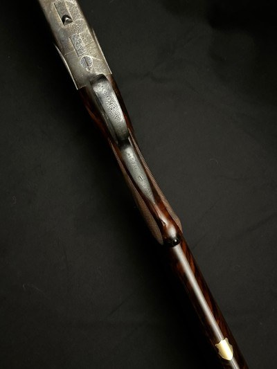 Pre-War Greifelt No. 1 Game Scene Factory Engraved 12 Gauge – Elegant Suhl Double | 26” Solid Rib Barrels | Exhibition Walnut | 6.6 Lbs - Image 16 of 23