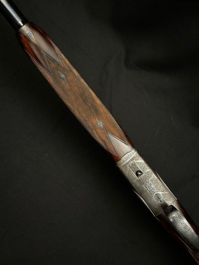 Pre-War Greifelt No. 1 Game Scene Factory Engraved 12 Gauge – Elegant Suhl Double | 26” Solid Rib Barrels | Exhibition Walnut | 6.6 Lbs - Image 15 of 23
