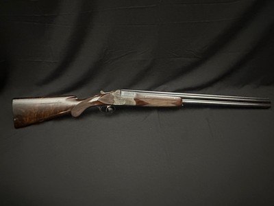 Pre-War Greifelt No. 1 Game Scene Factory Engraved 12 Gauge – Elegant Suhl Double | 26” Solid Rib Barrels | Exhibition Walnut | 6.6 Lbs - Image 2 of 23