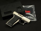 Heckler & Koch P7M10 Factory Nickel Finish .40 S&W – 1992 KC Date Code | Collector Grade | Box & Manual | Exceptionally Rare - 1 of 16