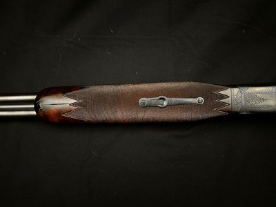 CSMC Winchester Model 21 Grade 5 28 Gauge Side-by-Side – As New Factory Condition | 28” Vent Rib | Exhibition Walnut | Game Scene Engraving - Image 14 of 19