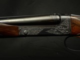 CSMC Winchester Model 21 Grade 5 28 Gauge Side-by-Side – As New Factory Condition | 28” Vent Rib | Exhibition Walnut | Game Scene Engraving - Image 10 of 19