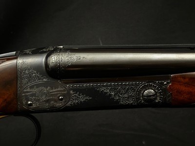 CSMC Winchester Model 21 Grade 5 28 Gauge Side-by-Side – As New Factory Condition | 28” Vent Rib | Exhibition Walnut | Game Scene Engraving - Image 6 of 19