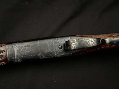 CSMC Winchester Model 21 Grade 5 28 Gauge Side-by-Side – As New Factory Condition | 28” Vent Rib | Exhibition Walnut | Game Scene Engraving - Image 15 of 19