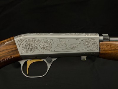 1979 Browning SA-22 Grade II Semi-Automatic Rifle – New Condition in Luggage Case | Deep Relief Engraving | Exceptional Collector Example - Image 1 of 19