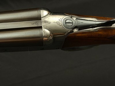 HENRY MONK SIDE BY SIDE SHOTGUN – .410 GAUGE – EXCEPTIONAL CONDITION – CIRCA 1920s - Image 12 of 20