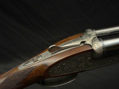 BROWNING B-SS GRADE 2 SIDELOCK – 12 GAUGE – 1983 MODEL- STRAIGHT STOCK - Image 6 of 18