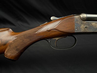 WINCHESTER PARKER REPRODUCTION DHE SIDE BY SIDE SHOTGUN – 28 GAUGE – LIKE NEW IN CASE - Image 5 of 23