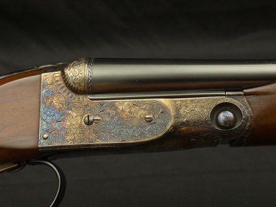 WINCHESTER PARKER REPRODUCTION DHE SIDE BY SIDE SHOTGUN – 28 GAUGE – LIKE NEW IN CASE - Image 6 of 23