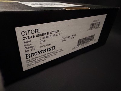 BROWNING CITORI CX WHITE – 12 GAUGE – 2022 MODEL - Image 24 of 24
