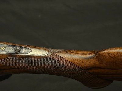 AUGUSTA FRANCOTTE OVER AND UNDER BOXLOCK – 20 GAUGE – PRE-WAR MODEL - Cased - Image 15 of 25
