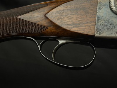 AUGUSTA FRANCOTTE OVER AND UNDER BOXLOCK – 20 GAUGE – PRE-WAR MODEL - Cased - Image 8 of 25