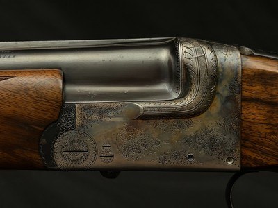 AUGUSTA FRANCOTTE OVER AND UNDER BOXLOCK – 20 GAUGE – PRE-WAR MODEL - Cased - Image 13 of 25