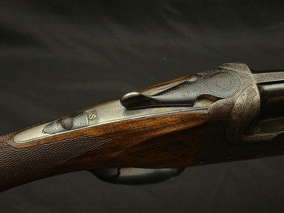 AUGUSTA FRANCOTTE OVER AND UNDER BOXLOCK – 20 GAUGE – PRE-WAR MODEL - Cased - Image 7 of 25