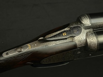 COGSWELL & HARRISON EXTRA QUALITY VICTOR – 12 GAUGE SIDEPLATE BOXLOCK SHOTGUN – DELUXE WOOD – EXCELLENT CONDITION - Image 9 of 19