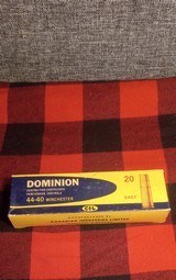 Vintage Dominion 44 40 shotshell ammo - 2 of 3