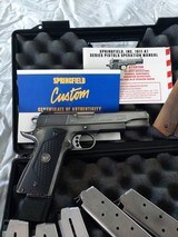 SPRINGFIELD ARMY CUSTOM SHOP 1911-A1 GOVERNMENT 45acp - 1 of 12