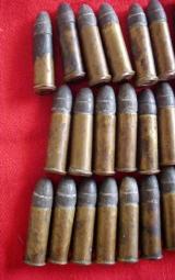  very rare
33 ORIGINAL .44 EVANS CARTRIDGES with WINCHESTER HEAD STAMP - 4 of 12