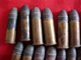  very rare
33 ORIGINAL .44 EVANS CARTRIDGES with WINCHESTER HEAD STAMP - 8 of 12