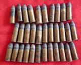  very rare
33 ORIGINAL .44 EVANS CARTRIDGES with WINCHESTER HEAD STAMP - 6 of 12