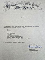 Winchester 1886 40-70 WCF Deluxe Takedown w/ Factory Letter