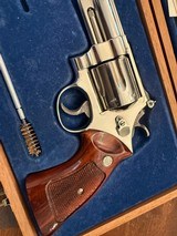 SMITH & WESSON 29-2 8 3/8 BARREL NICKEL WITH PRESENTATION CASE AND PAPERS - 8 of 9