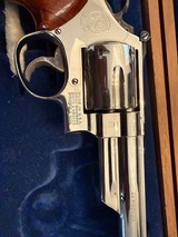 SMITH & WESSON 29-2 8 3/8 BARREL NICKEL WITH PRESENTATION CASE AND PAPERS - 4 of 9
