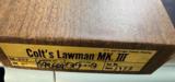 COLLECTORS GRADE: 1973 COLT LAWMAN MKIII, 4 INCH, W/ FACTORY BOX, .357 MAGNUM.- MINT CONDITION - Image 10 of 10