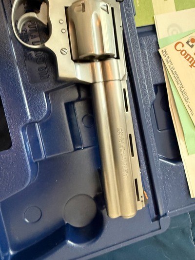 1991 COLT ANACONDA 44 MAGNUM WITH BOX, SLEEVE, PAPERS, 6