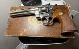 1974 6 INCH NICKEL COLT PYTHON WITH BOX / C&R OK - Image 1 of 8