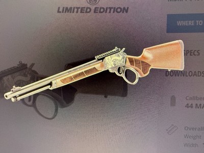 SMITH & WESSON MODEL 1854 - AMERICA USA 250 44MAG LIMITED EDITION ENGRAVED - Image 5 of 5