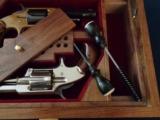 A cased pair of excellent Whitney Arms Company Model #2 Revolvers .32RF - Circa 1873- 5 of 6
