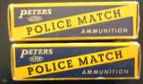 Peters Police Match 38Special 148 gr. wad cutter, 2 boxes, 88 rounds - 3 of 4