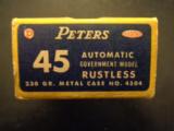 Peters Rustless 45 Automatic Government Model - full box - smokeless - 4 of 5