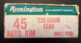 Remington 45 Auto Rim - 230 grain - full box - 3 of 5