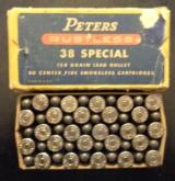 Peters Rustless 38 Special - 158 grain - full box - 1 of 5