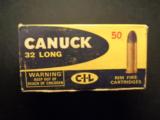 Canuck 32 Long Rimfire - mint, full box - 1 of 5