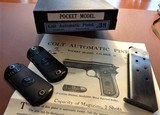 Exquisite Colt Pocket Model 1903 .38ACP with many extras - 2 of 10