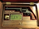 Prescott Navy Revolver w/rare iron frame (only 200 made) and even more rare 6" barrel - 1 of 8