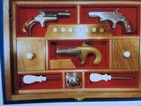Custom case for 3 Antique Cartridge Deringers - Awesome! - 6 of 7