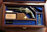 Civil War S&W Model #2 .32RF, Rare 2-pin variation, cased with Factory Letter - 3 of 9