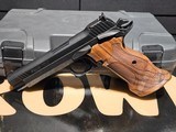 P210 Target 9mm Luger 5" BBL (2)8RD Mags SAO Walnut - Image 4 of 7