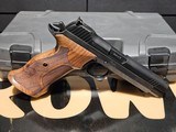 P210 Target 9mm Luger 5" BBL (2)8RD Mags SAO Walnut - Image 1 of 7