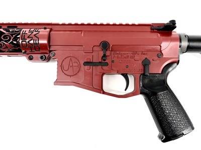 Unique ARs Offhand Gear Rose Vine AR-15 .223 Rm - Image 3 of 6
